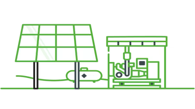 Solar panel grids